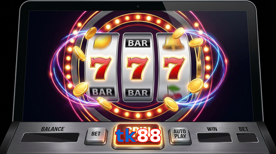 Main screen of Tk88 slots page for PK players