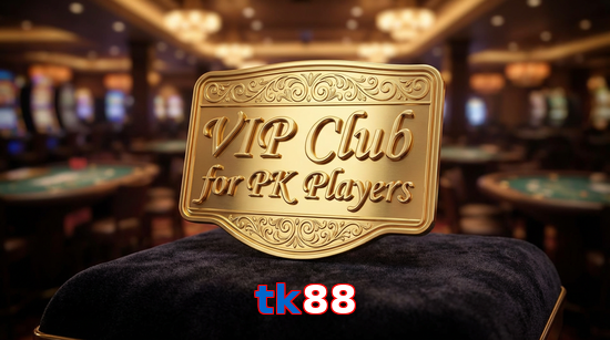 Main screen of Tk88 vip page for PK players